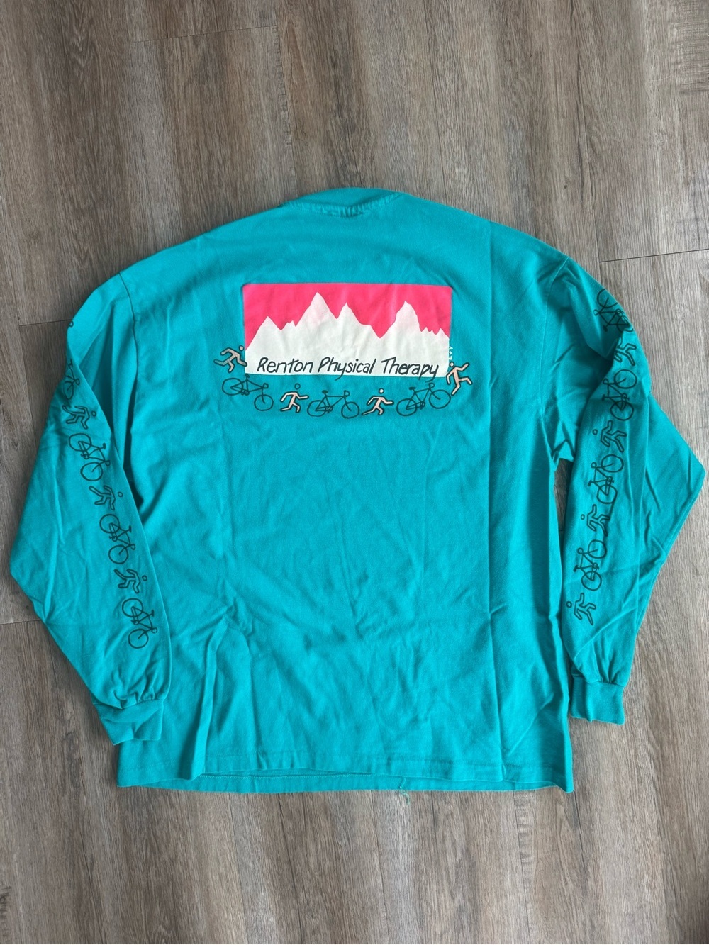 Vintage 1993 Renton Physical Therapy Washington T-Shirt - size XL Single Stitch - Picture 6 of 7